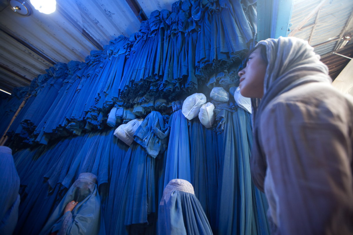 Burka-Verkauf in Afghanistan